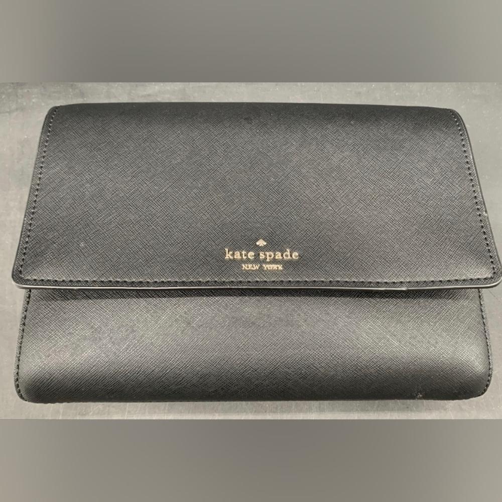 Kate Spade Black Front Flap Crossbody